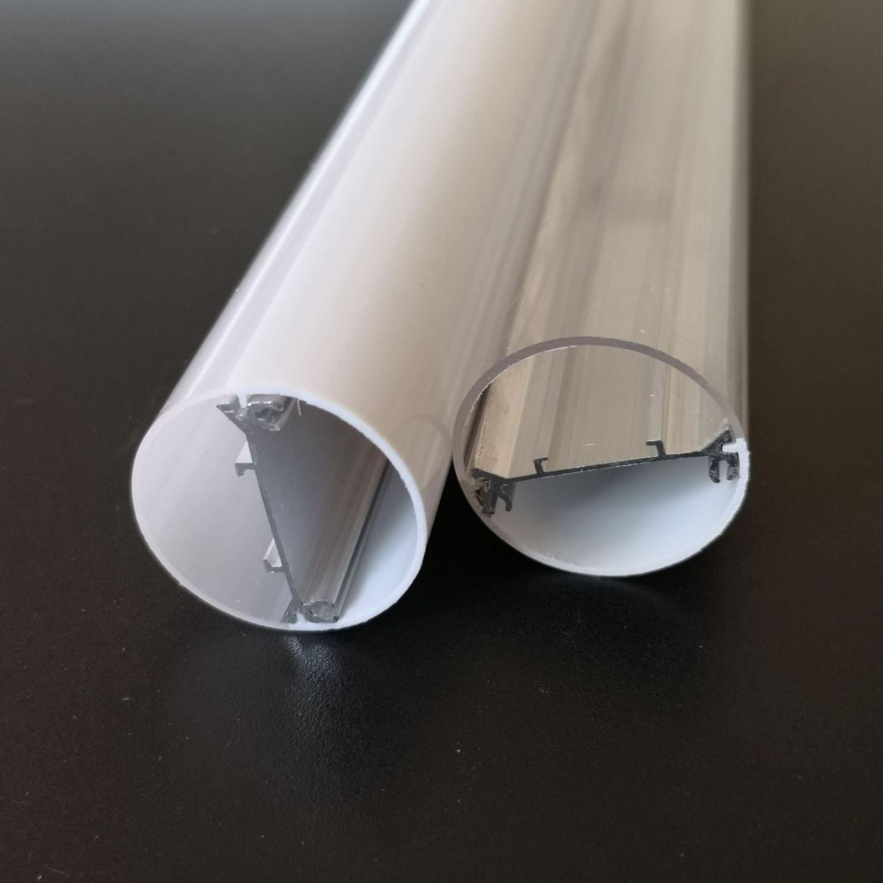 Lebar papan 12mm baru T8 perumahan tabung plastik penuh