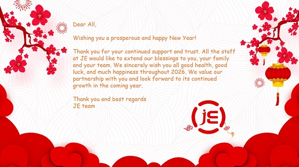 Ucapan Hangat untuk Tahun Baru - Dari JE