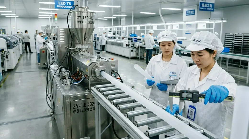 Pabrik Perumahan Tabung LED Premium di Tiongkok: Berinovasi untuk Standar Global 2026 & Kustomisasi 3D