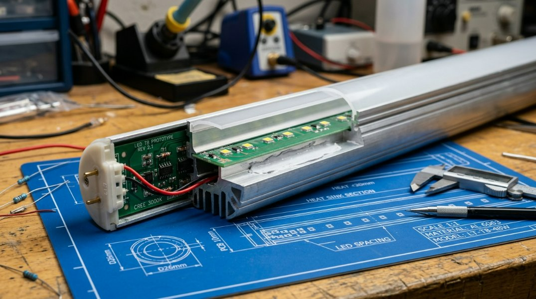 Panduan Utama 2026 untuk Perumahan Tabung T8 LED dengan PCB 10mm: Data Termal, Kepatuhan CAD 3D & UL